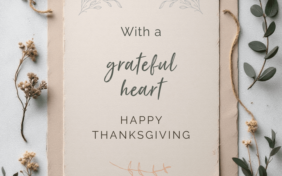 A Thanksgiving Note